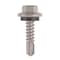 Teks Elite Teks Elite No. 12 X 1-1/2 in. L Hex Drive Hex Washer Head Self Tapping Roofing Screws 21472 - alternate 1